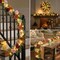 6 ft Pre-Lit Spring Flower Garland – Artificial Roses, Eucalyptus & LED Lights for Mantle, Table, Wedding, Mother’s Day, Anniversary & Home Decor